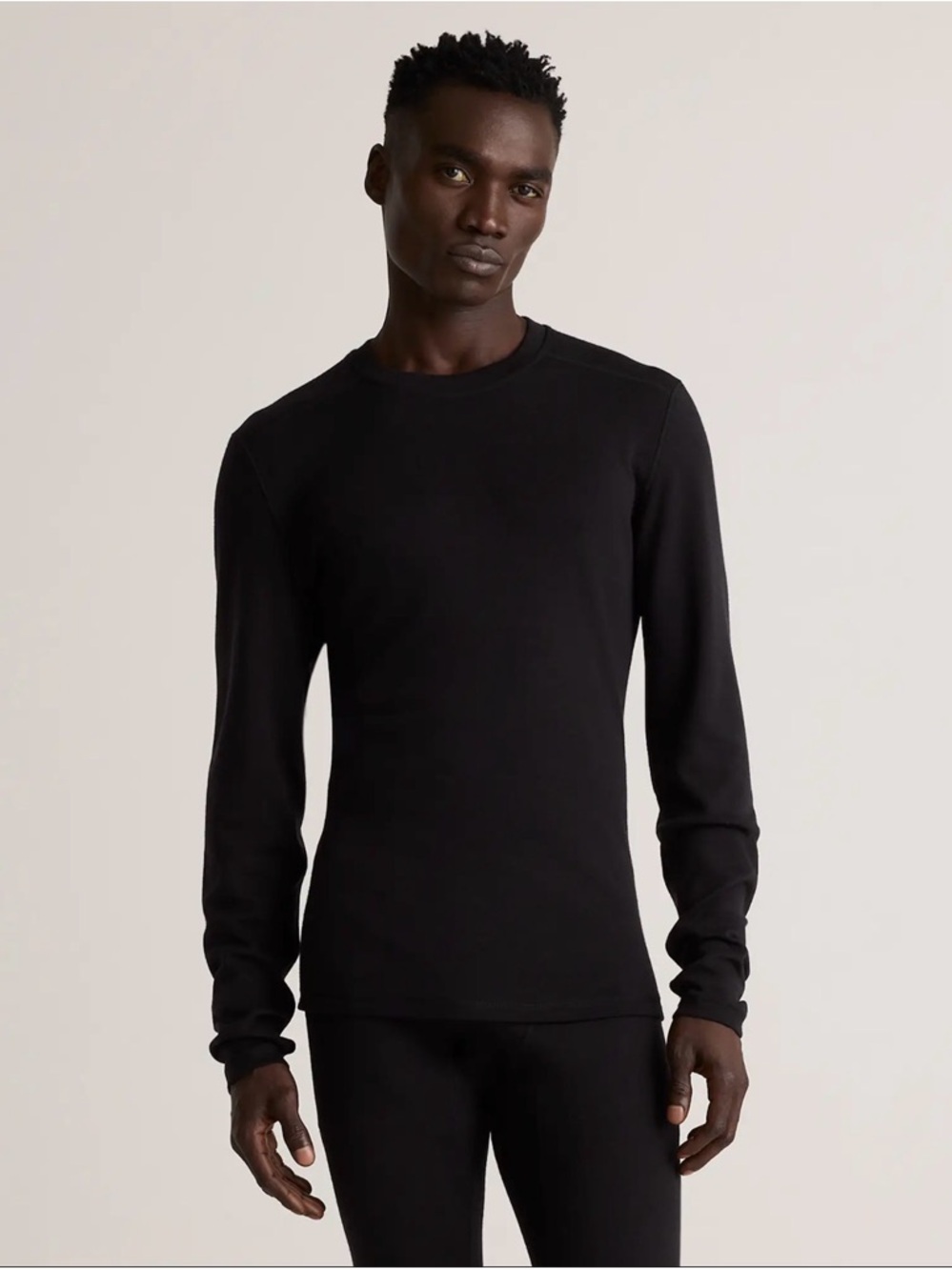 Quince Men’s 100% Merino Wool Cold Weather Base Layer Long sleeve! 480